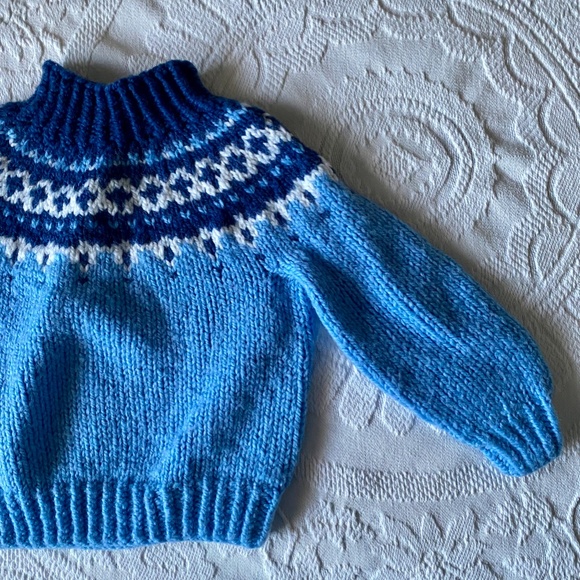 Vintage Hand Knit 2T Sweater - Picture 4 of 7